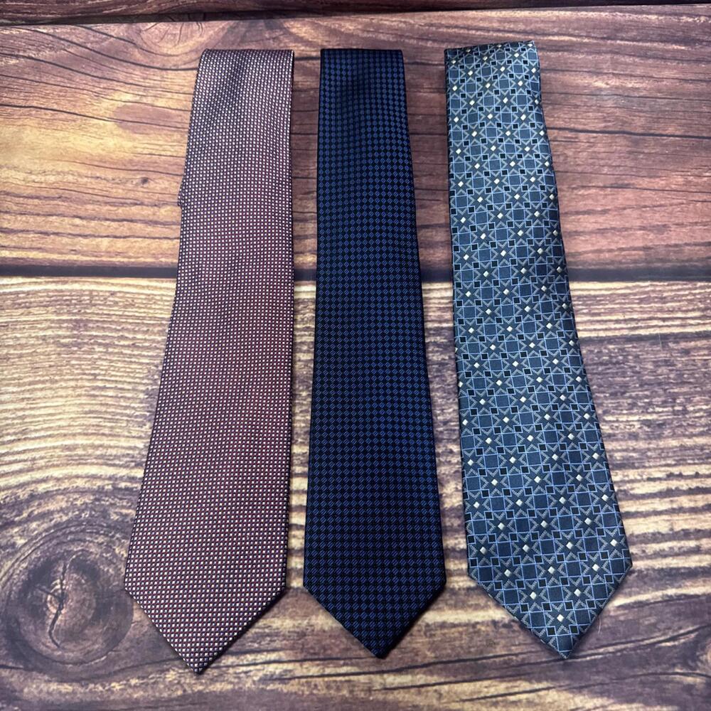 Jos. A. Bank Neck Ties Lot of 3 Signature Collection 100% Silk #1